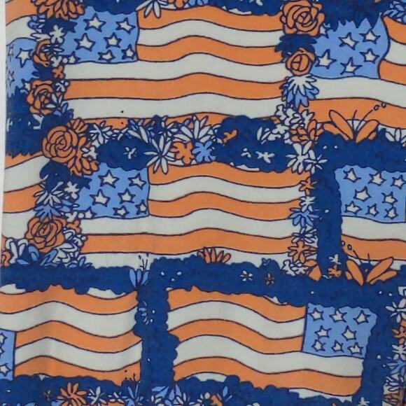 LuLaRoe Patriotic American Flag Print Leggings - One Size - Picture 1 of 9